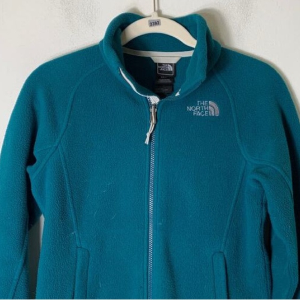 Gorpcore The North Face Blokecore Warm Fleece Turquoise Ski Jacket Comfy Chic!!